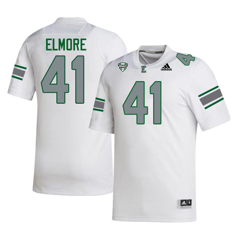 Eastern Michigan Eagles #41 Terrelle Elmore College Football Jerseys Stitched-White